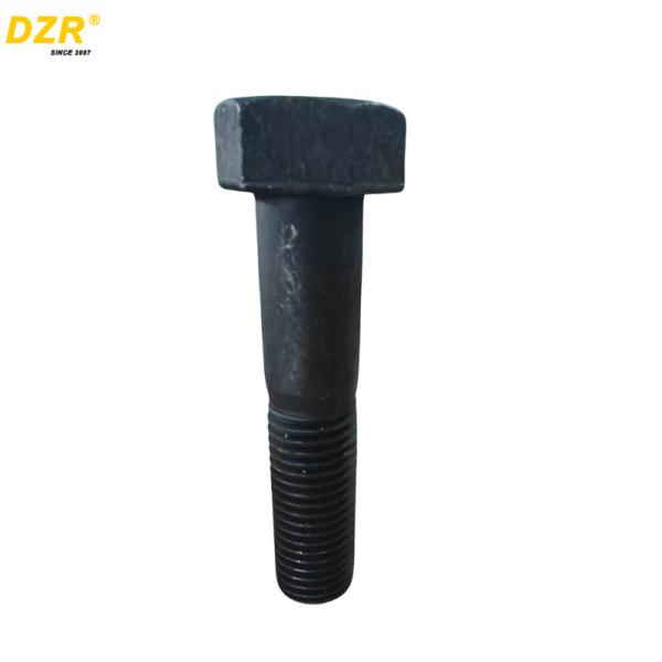 Smooth Finish Excavator Track Bolts High Durability For Excavator Parts