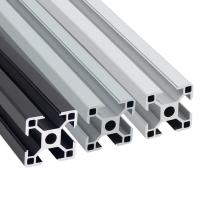 Profilé de cadre d'extrusion d'aluminium personnalisé d'usine 30*30, fente T8, profils d'aluminium industriels personnalisés