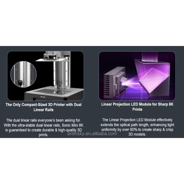 Phrozen Sonic Mini 8K Resin 3D Printer 3d Machines 165*72*180mm Impresora 3d LCD 3d Printing Machine 3d Model Making Machine
