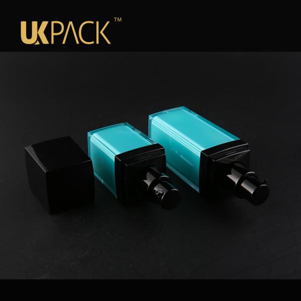 Os produtos novos de UKMS18 15ml-30ml-50ml esquadram a garrafa mal ventilada da bomba,   garrafa cosmética acrílica quadrada