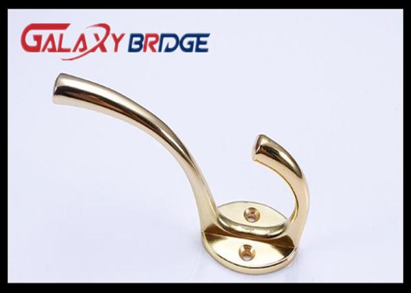 Gold Plated Cloth Hanging Hooks , Solid Wall Cap  Hanger Bag Hooks Bathroom Accessorie Towel Rack