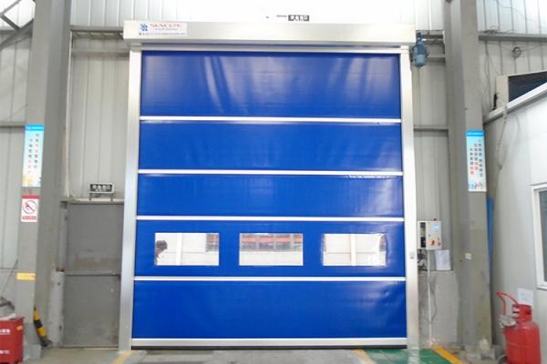 Industrial Automatic High Speed Roll Up Door 1.5m/s Opening For Warehouse Security