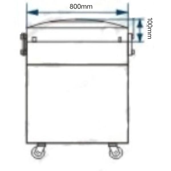 110V/220V DZ-400/2S Automatic Double Chamber Vacuum Coffee Bean Bag Rice Packing Machine