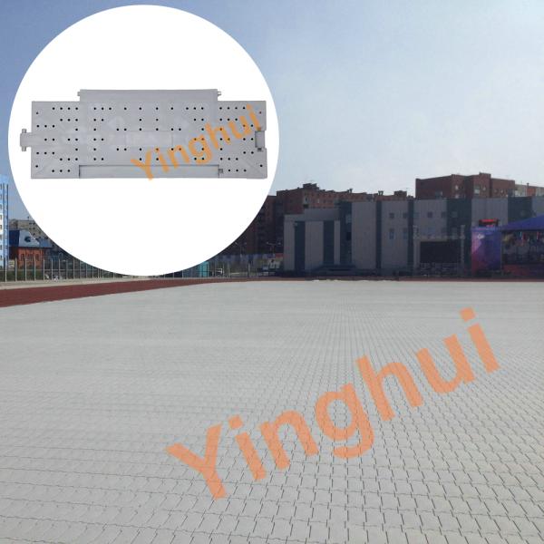 Outdoor Tent Flooring Heavy Duty Plastic Temporary Floor Covering for Party, Concert,  Banquet, Wedding