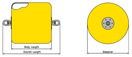 24 Inch Inflatable Ship Mooring Pick Up Buoy Plastic Anchor Mooring Buoys
