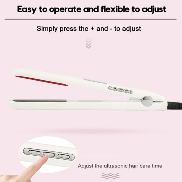 25W-39W Infrared Hair Straightener Ultrasonic LCD Display Hairs Flat Iron Ceramic