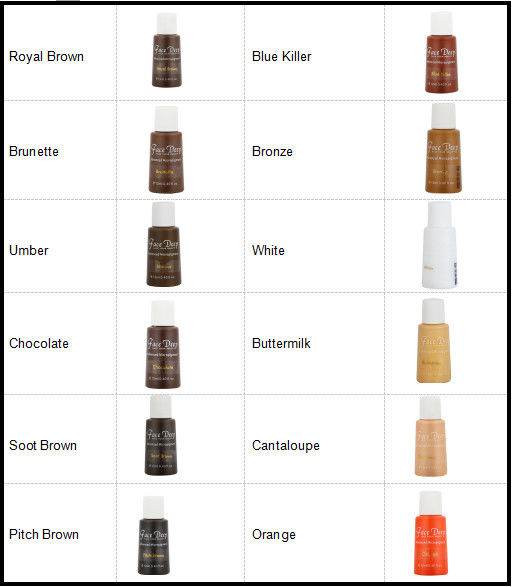 Permanent Makeup Eyebrow Tattoo Ink For Eyebrow / Eyeliner / Lip Body Tattoo Art 8ML/BOTTLE