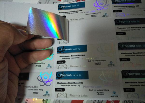 Os fármacos impermeáveis engarrafam a folha de empacotamento Vial Box do holograma com etiqueta