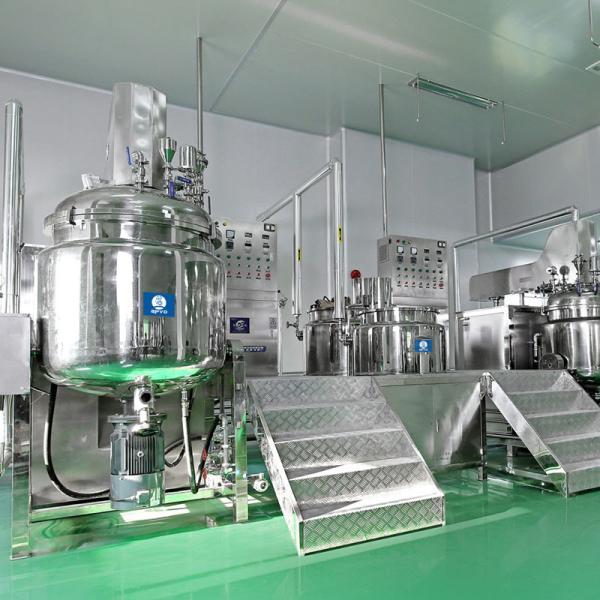Stainless Steel 316/304 Cosmetic Emulsifier Mixer Speed 0-3600rpm  Bottom Homogenizing