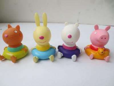 Baby Shower Gift  Animal Rubber Bath Toys Cute Animal Design For Infant / Toddler