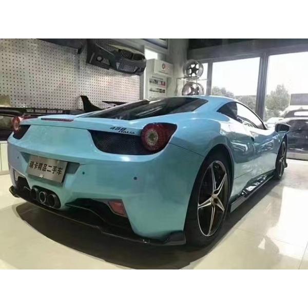 Para Ferrari 458 Kit de cuerpo de fibra de carbono 458 Kit de cuerpo de difusor de labios delanteros de fibra de carbono