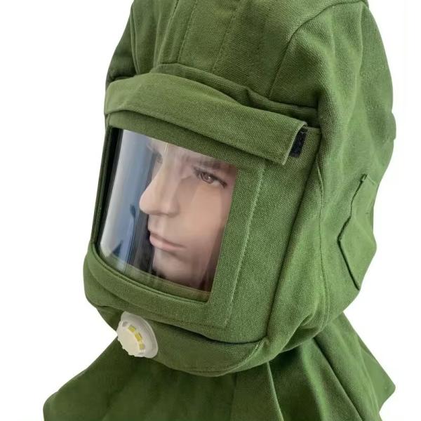 Шлифовальная шапка промышленная пылевая полировка краски холст пылевая шапка всеобъемлющая крышка защитная крышка защита труда