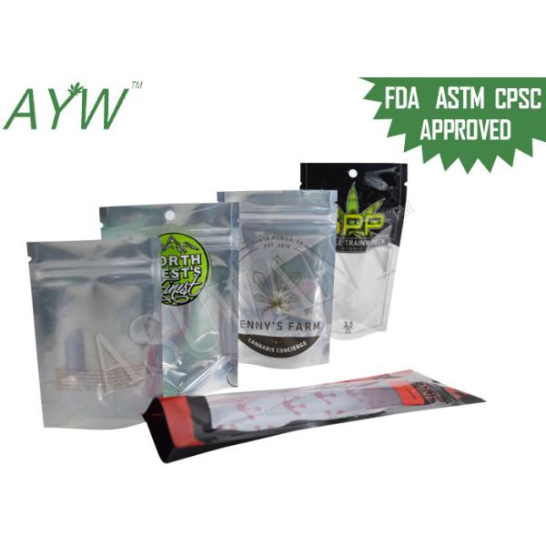 Inside Foil Medical Weed k Bags FDA Passed With Kush Weed Logo