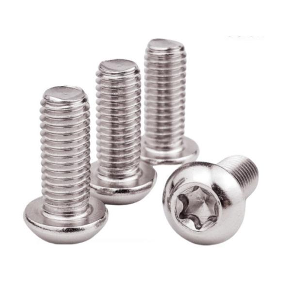 ISO7380 Black Oxide Coated Torx Pan Head Screws Anti-Corrosion Fasteners