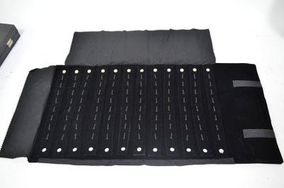 Portable Velvet Jewelry Roll Surface Wear Resistant For Short Earrings