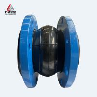 Indústria do petróleo Flanca de articulação de borracha flexível de esfera única com alta capacidade de amortecimento de vibrações