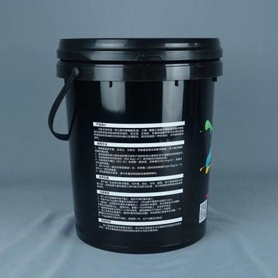 OEM ODM 5 Gallon Plastic Buckets With Lids Black 5 Gallon Pails