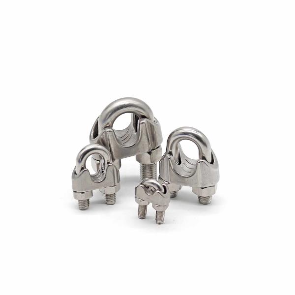Indoor And Outdoor Stainless Steel Cable Clamps Chuck FOR Lifting Rigging Hoisting Marine