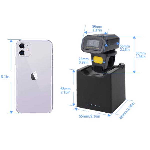 Mini Portable Android Tablet PC 2D Barcode Wireless QR Code Scanner  with USB Interface