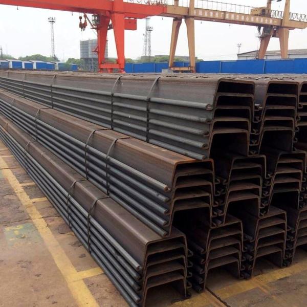 Q235 Q275 Q345 U Type Sheet Pile Type 2 400x100x10.5mm For Construction