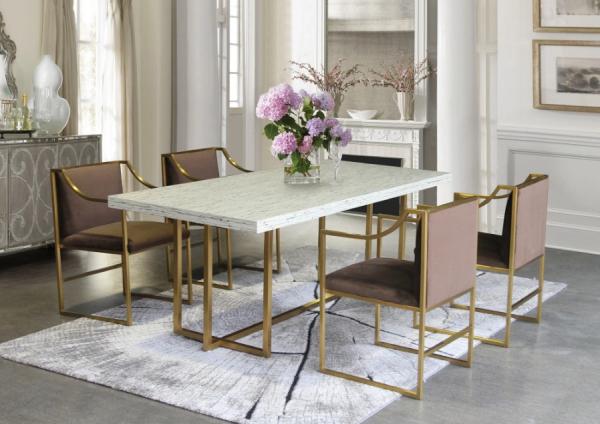 Hot selling gold stainless steel dining chair velvet upholstery armrest chair for living room