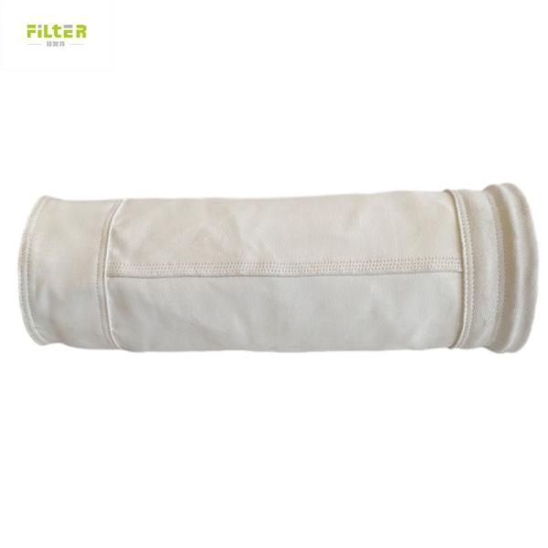 熱セット 繊維ガラスフィルター袋 粉塵収集フィルタリングのためのPTFE膜