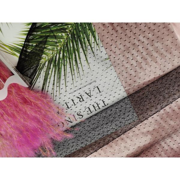 Ткань 100% Тюль точки польки нейлона чувствительная черная