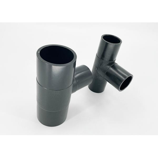 Butt Hot Melt HDPE Pipe Fittings 125 140 160 200 250 110mm Equal Tee