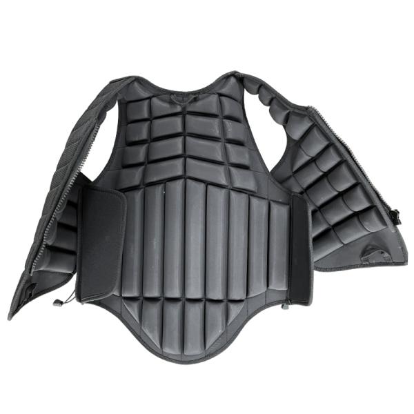 Логотип принят Сертифицированный чёрный жилет для конной езды и конной деятельности на открытом воздухе