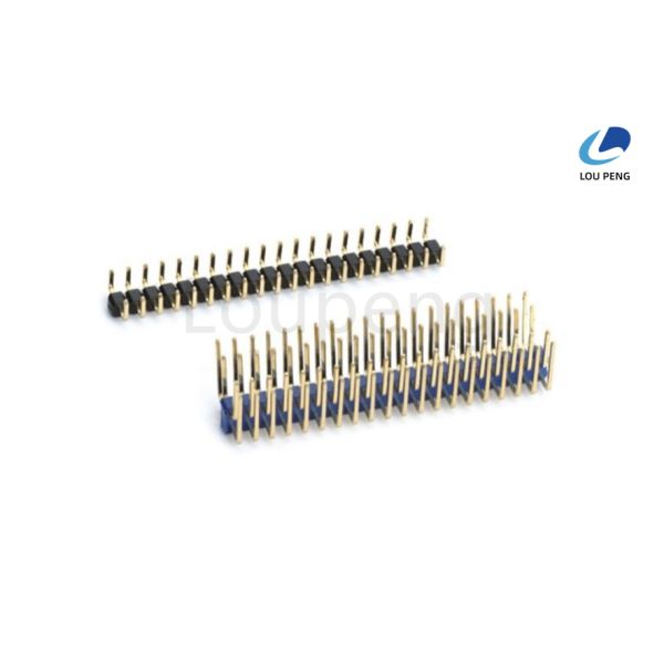 Retention Force 700g Min Pin Header Connector in Pitch 0.8mm 1.0mm 1.27mm 2.0mm 2.54mm with Insulation Resistance 5000 Megaohms Min