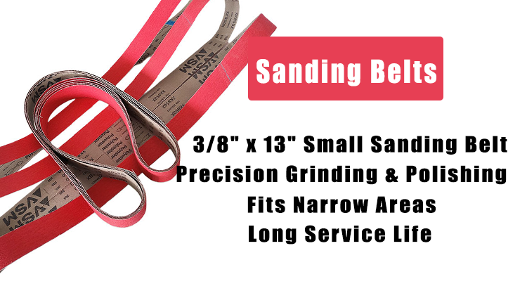 VSM850 Ceramic Sanding Belts 40 60 80 120 Grits for Belt Sanders, Metal Finishing, Rust Removal, Woodworking