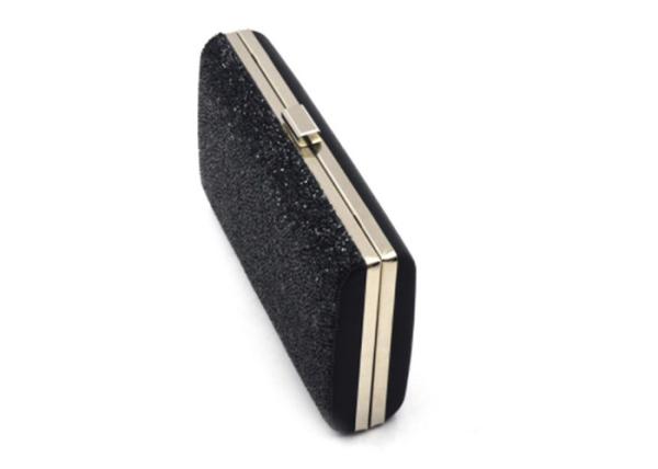 Lady Sparkly Clutch Bag , Fashion Vintage Beaded And PU Clutch Handbag