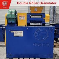 Máquina de granulação para granulação a temperatura natural de pressão de rolos duplos de 300x150 mm