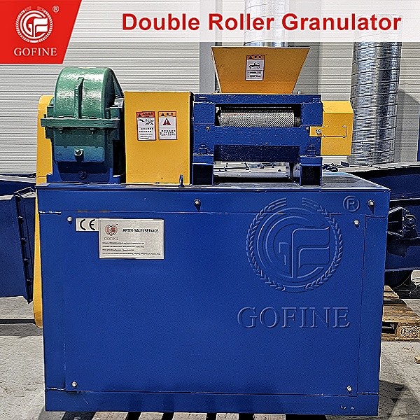300x150mm Double Roller Press Granulating Machine For Natural Temperature Granulation