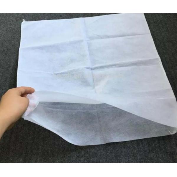 Non Woven Disposable Pillow Cover 60x60cm 35gr With Flap 18cm