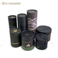Embalaje XL Embalaje personalizado Fábrica de embalaje de papel de pulpa impreso a medida Tubo redondo de embalaje Kraft Caja de embalaje para té café dulces chocolate