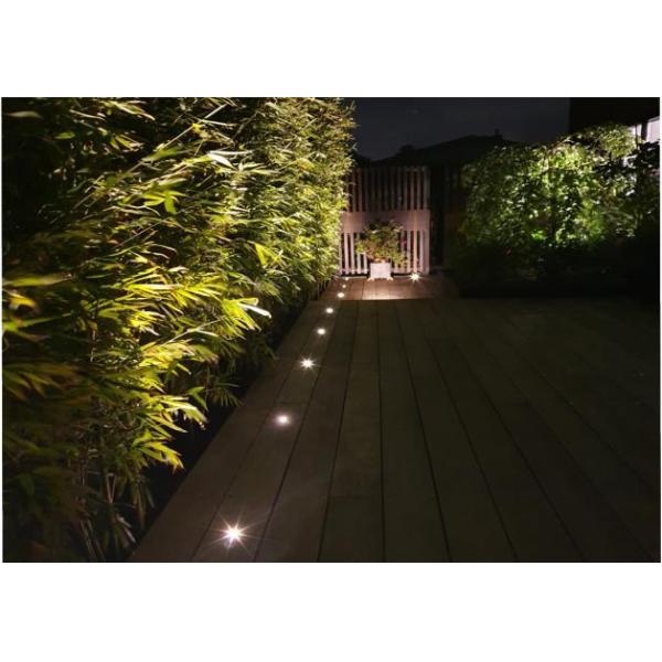 Exterior Mini  Recessed Ground Light For Patio Warm White LED Deck Light Floor