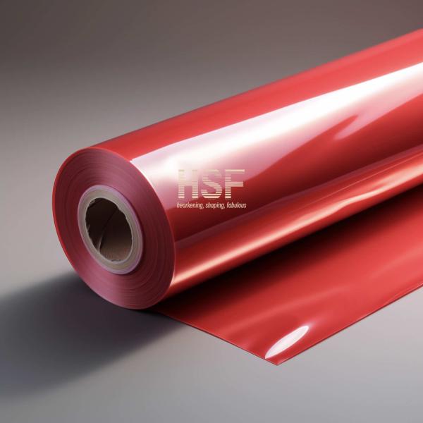 Непрозрачный красный 40uM HDPE пластиковый лист рулон Намотка длина 5000 метров