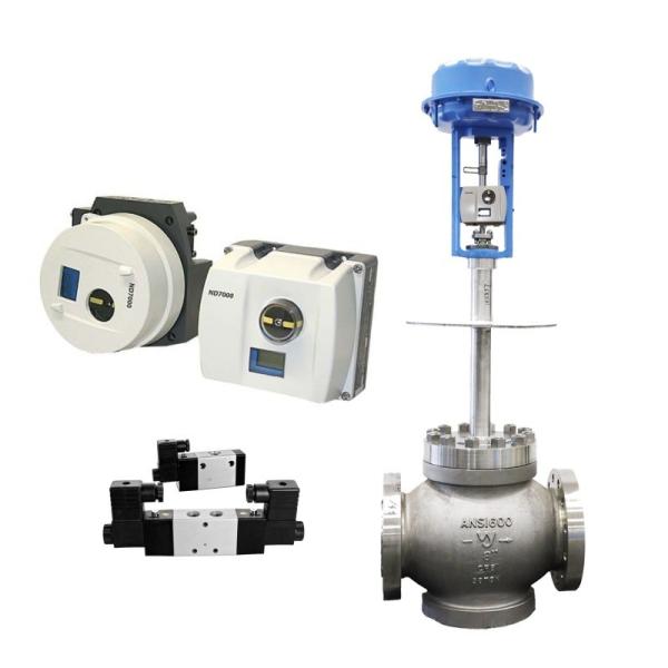 China WUZHONG High Pressure Balanced Cryogenic Control Valve and Neles ND7000 Intelligent Valve Controller