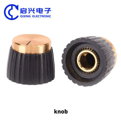 M3xOD12 Aluminum Metal Knurled Guitar Volume Knob Cheap Price ID10 Functional Potentiometer Switch Knob