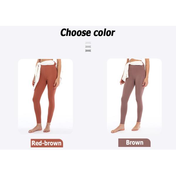 Durable Plus Size Yoga Pants High Waisted Moisture Wicking Peach Hip Leggings