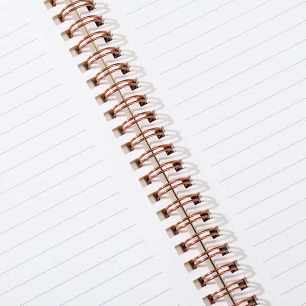 High Quality Custom LOGO Spiral Eco-friendly Hardcover A5 Notebook for Student Office Use Promotional Paper Cover Diary First
