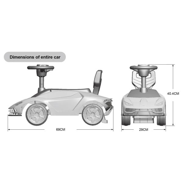 Product size 69*29*40.4cm Classic Scooter Battery Operated Kids Ride On Car Direct