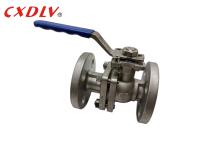 DIN PN16 SS Ball Valve 2 Slipt Parts Full Port with ISO5211 TOP