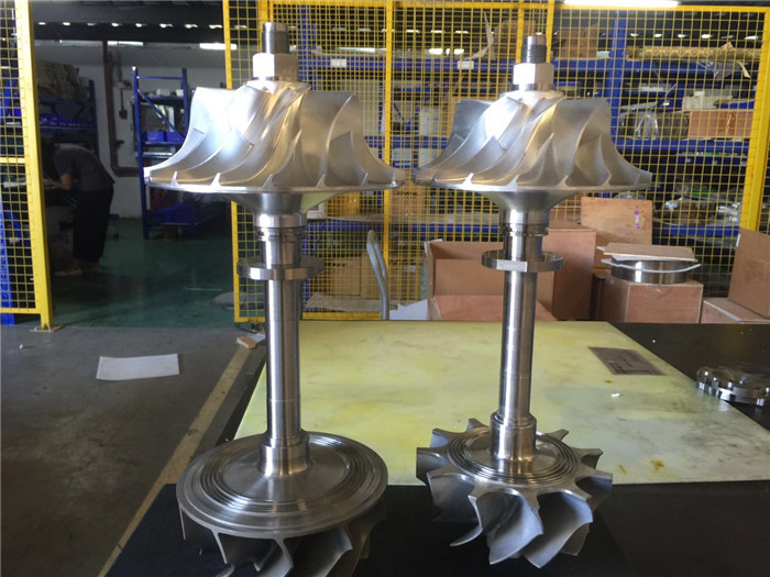Locomotive Turbocharger Rotor Assembly , Generator Rotor Assembly CNC Machining