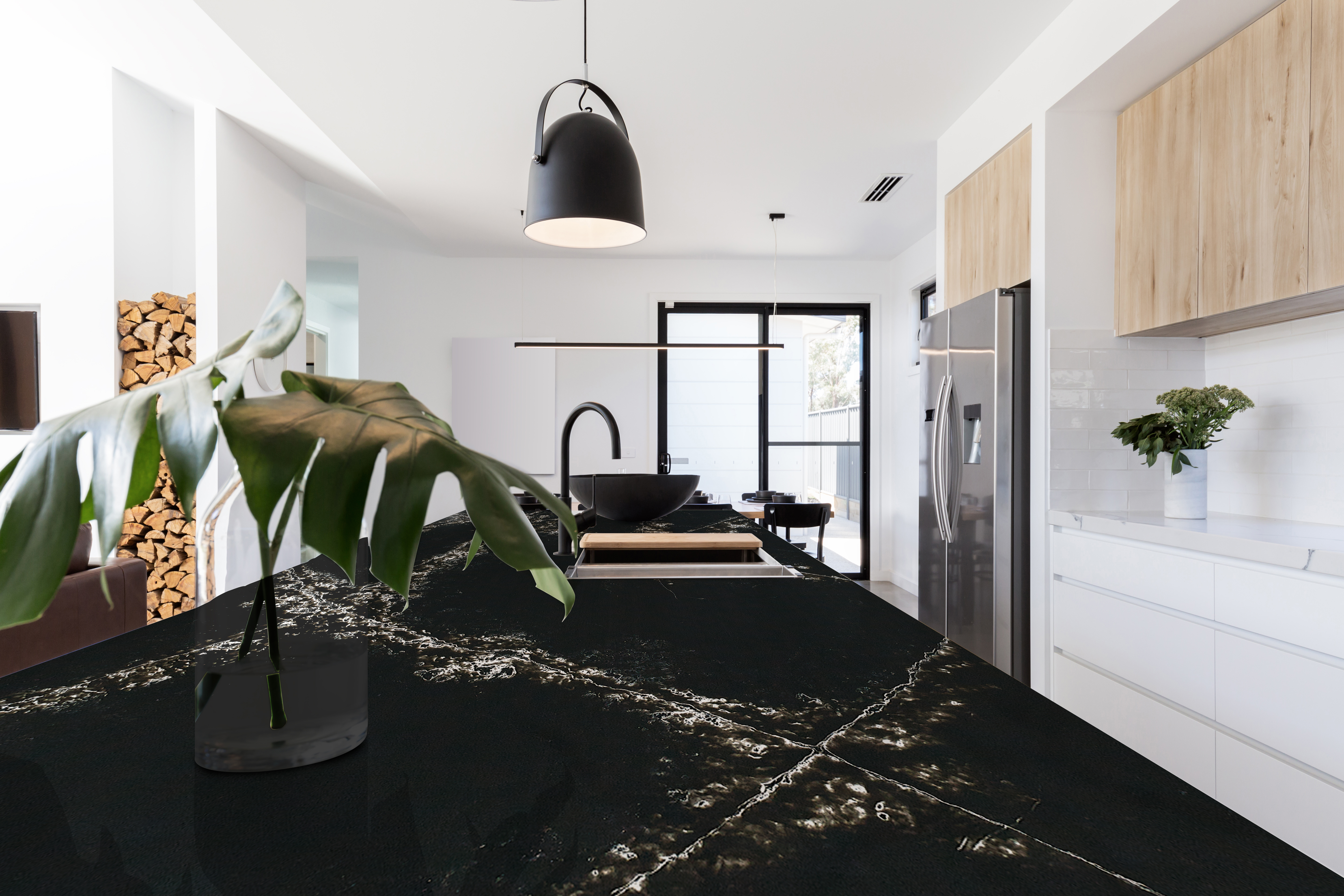 Сопротивление удара кварца черноты отказа льда для Countertop кухни