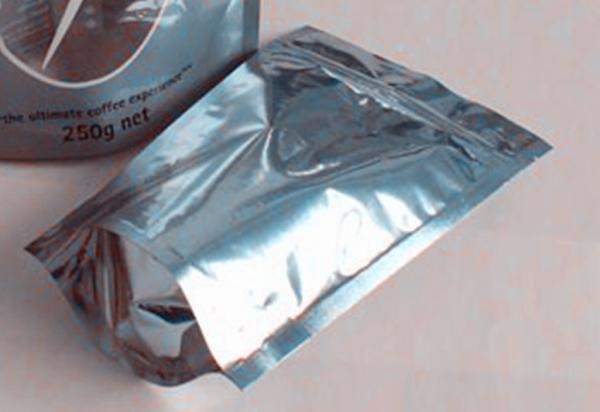 Coffe/chá Moistureproof levanta-se a janela oval dourada plástica do saco do malote