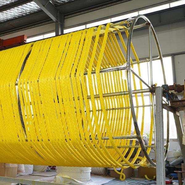 UHMWPE Fiber Mooring Rope 12 Strand 22mmx200m for marine towing