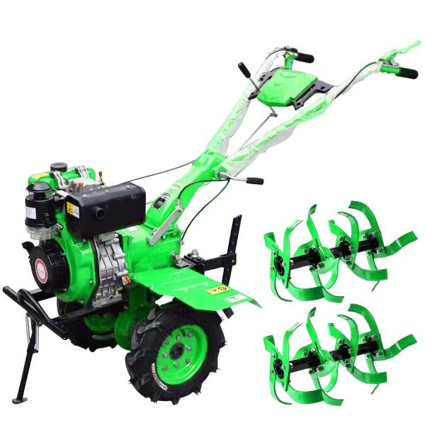 186F Diesel 9HP Agriculture Tiller Machine Electric Start