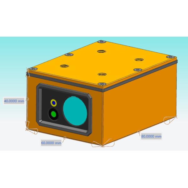 60mの間隔の検出の無人機はレーザーのメタンを使用する